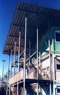 Außenliegendes Treppenhaus